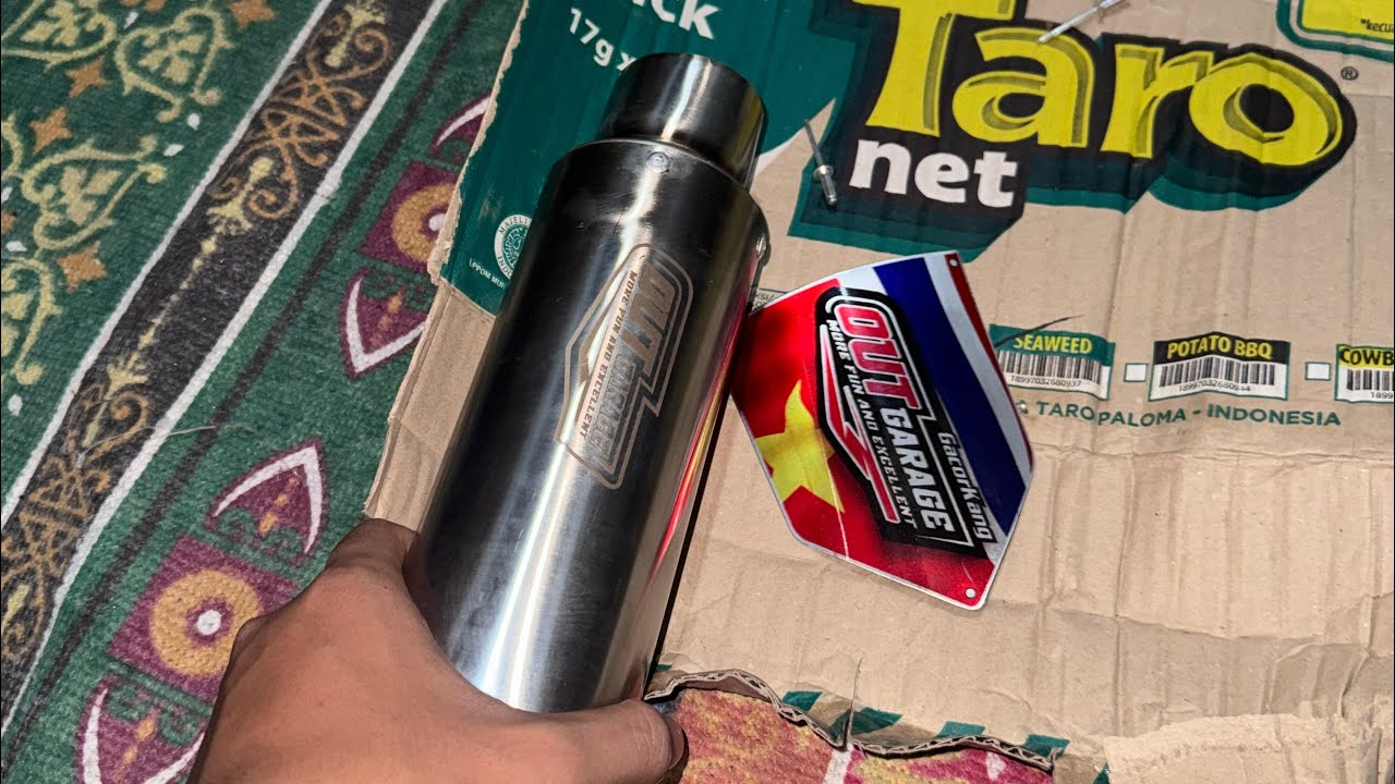 Ganti knalpot kondoman , dari standar racing kita isi make kondoman out garage 🎉
