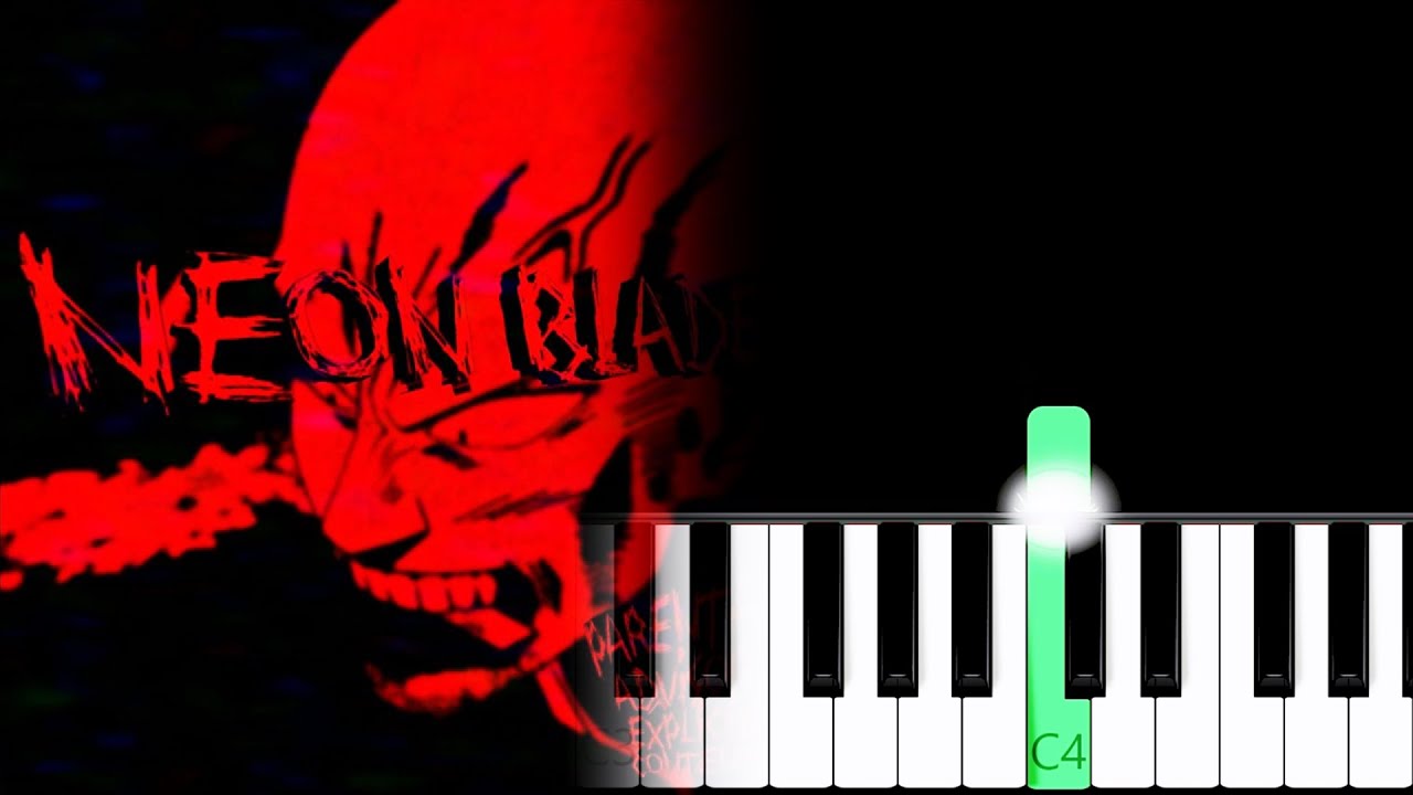MoonDeity - NEON BLADE | Piano Tutorial