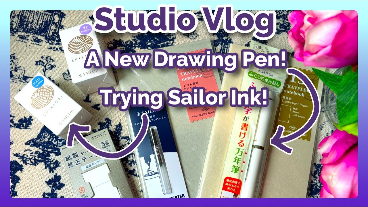 New Pen and New Inks! A Trip To Fitzgerald Taylor stationery store in Auckland | Studio Vlog