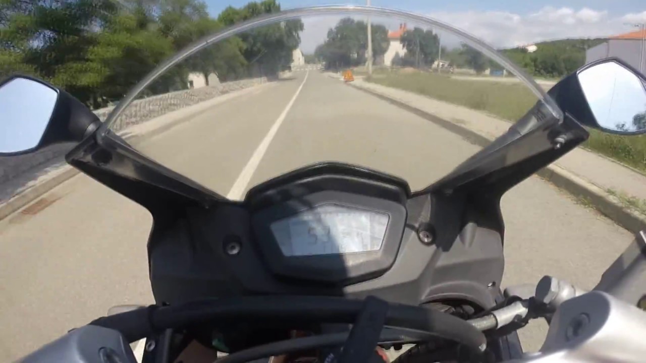 Derbi gpr 125 4t 4v onboard GoPro hero 3 [Top speed, acceleration, overtake...]