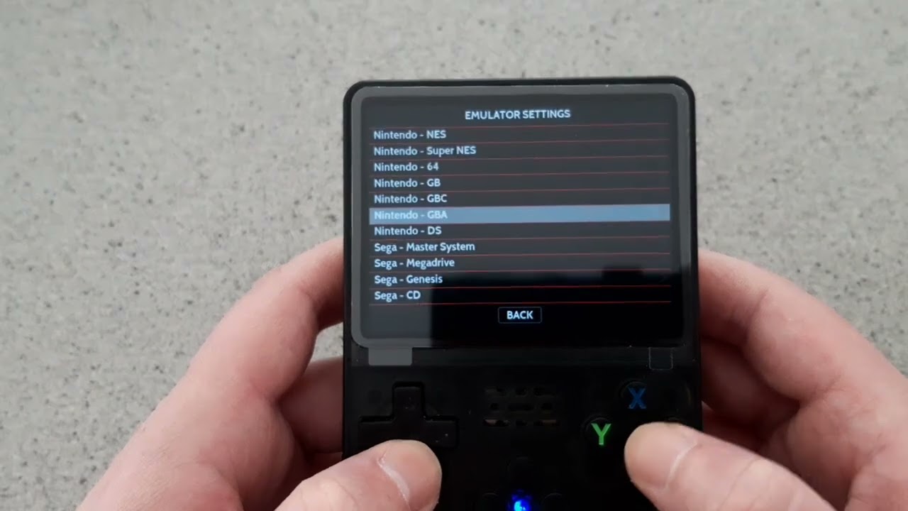 R36S emulation settings