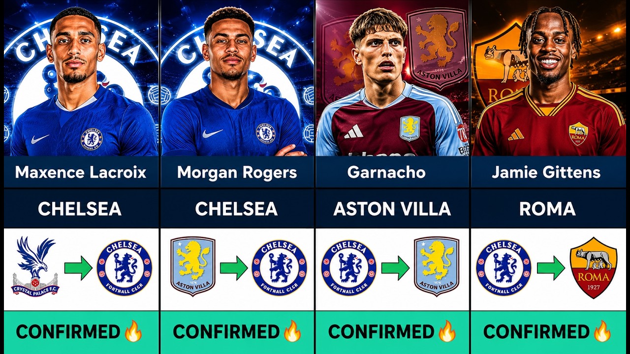 🚨 DONE DEALS! ✅ ALL CHELSEA CONFIRMED TRANSFERS & RUMOURS 2026 🔥 ft. Lacroix, Rogers & Garnacho