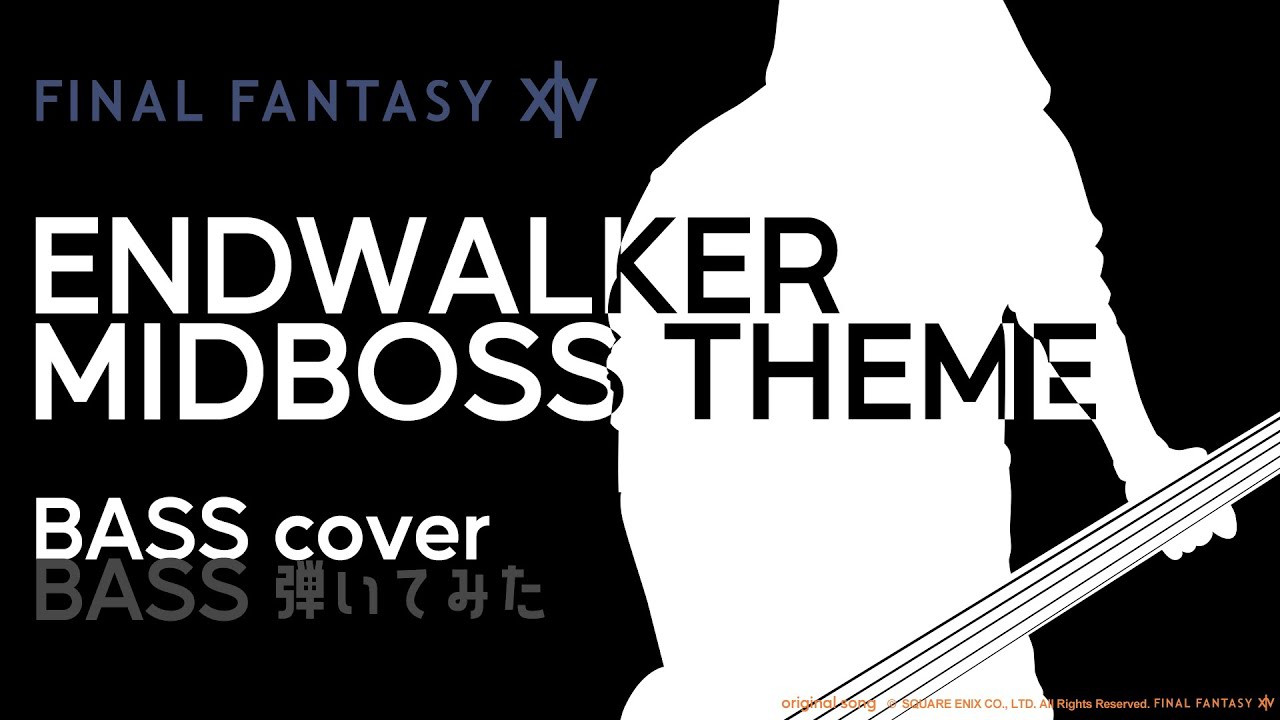 FF XIV Endwalker Mid Boss Theme / Bass cover + DL Bass tab
