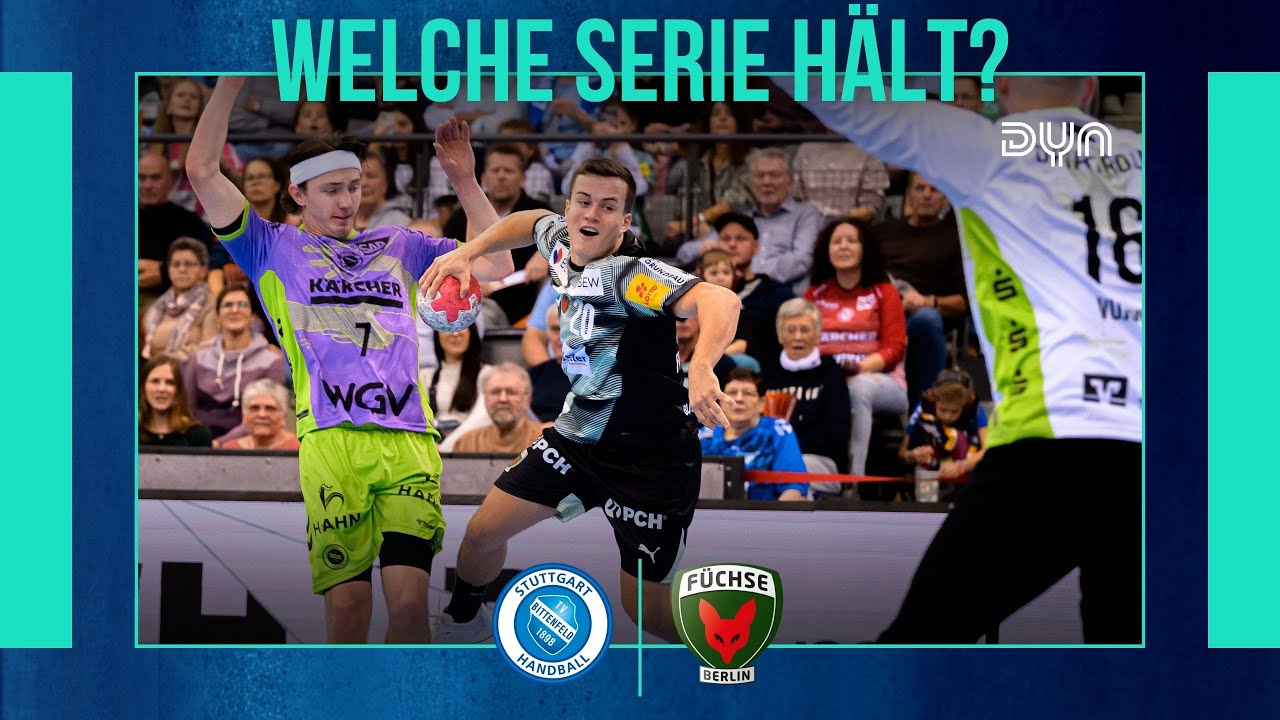 Highlights: TVB Stuttgart - F&uuml;chse Berlin (Saison 2025/26) Dyn Handball | DAIKIN HBL