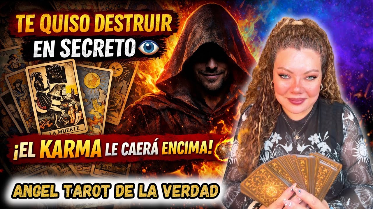 🔮TE QUISO DESTRUIR EN SECRETO🔥FALSA SONRISA💥PERO EL KARMA LE CAERÁ ENCIMA Y NO PODRÁ ESCAPAR⚖️ 