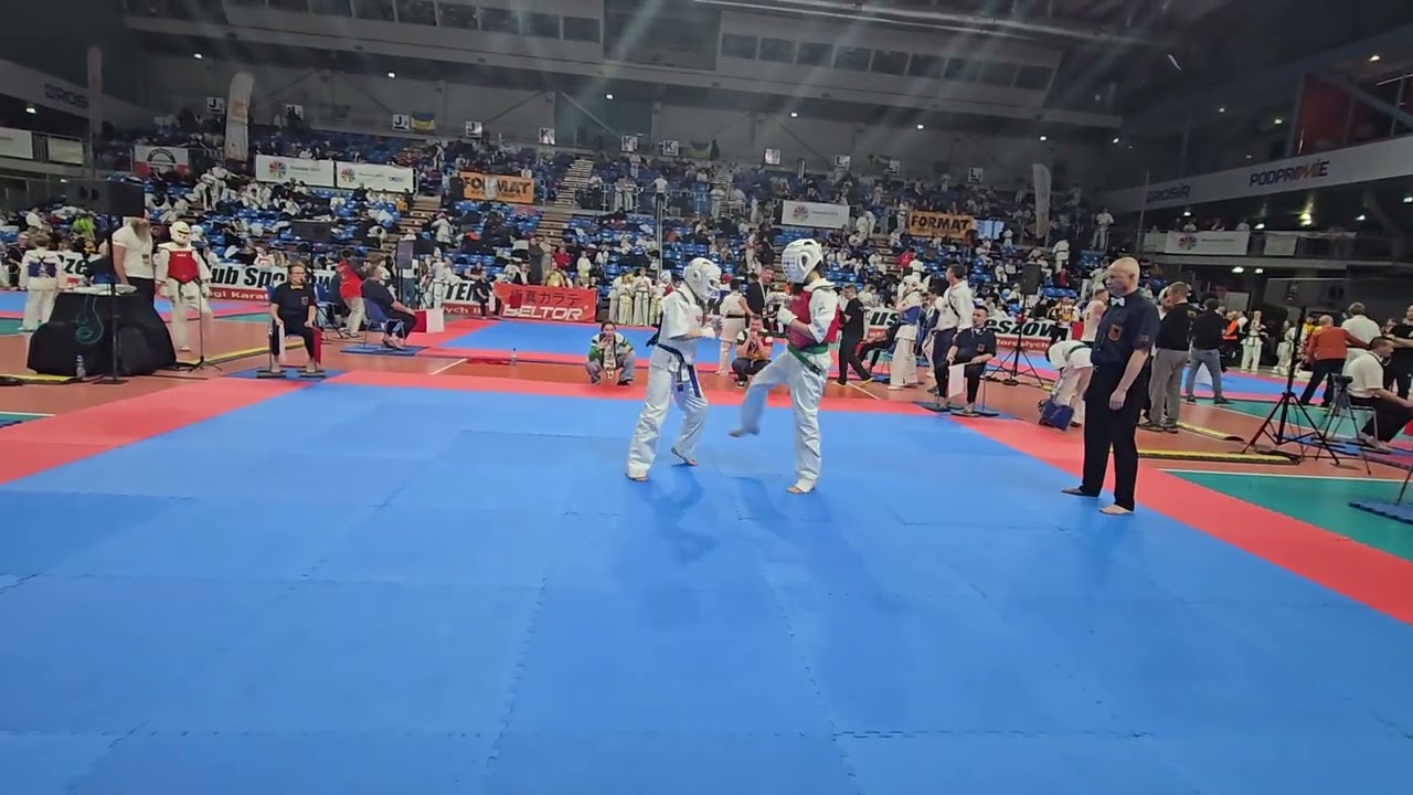 Joanna Obórka kumite U14 -50kg finał Carpathia Cup 24.01.2026 
