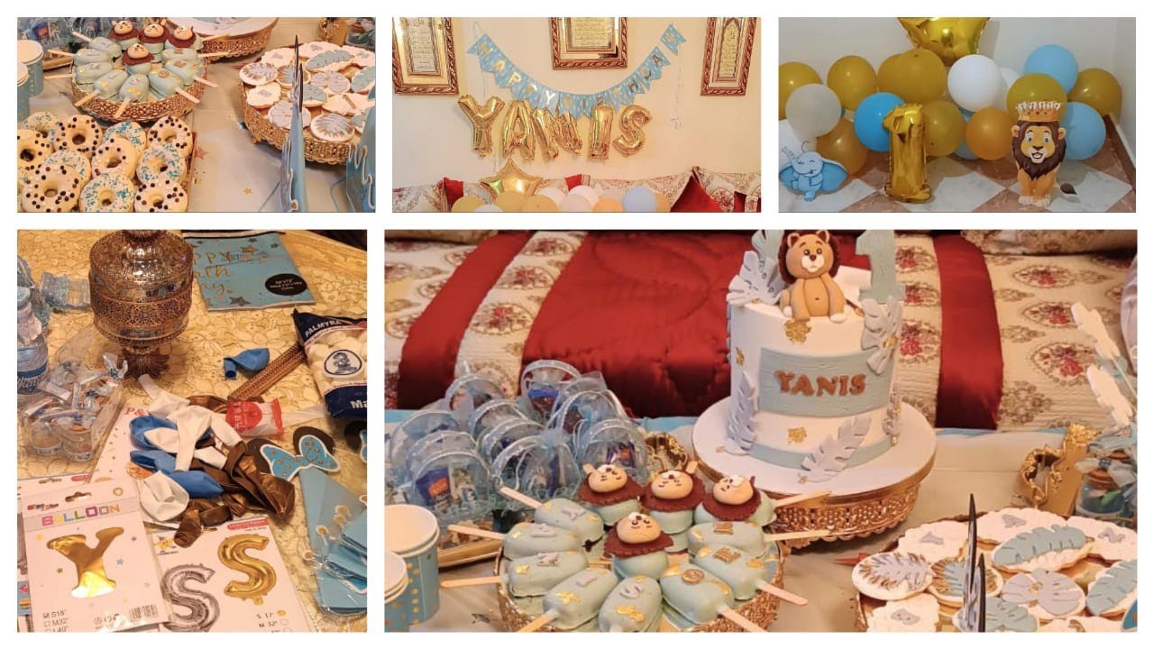 تحضيرات عيد ميلاد ابني الاول 🥳🥳 اهم المشتريات مع الاتمنة  وافكار لتزيين 🎂