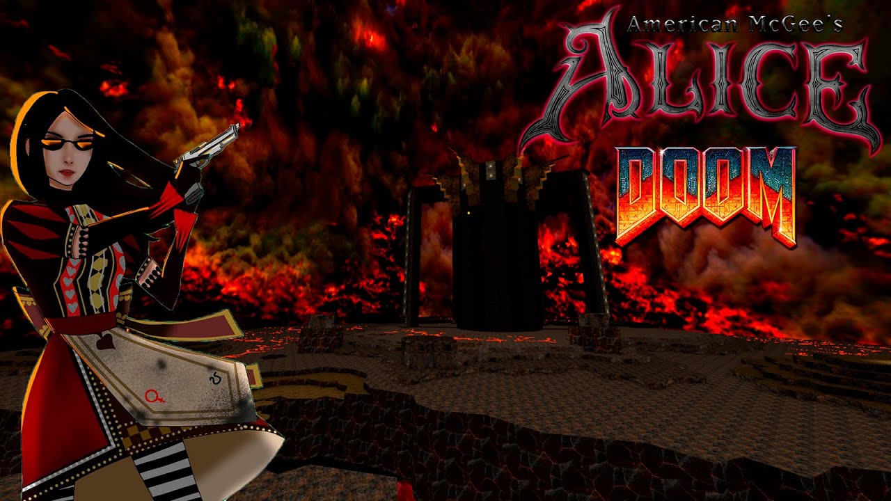 Walkthrough map MYSTERY OF HELL - Alice: Toys of Madness - DOOM mod : Hell Ground WAD