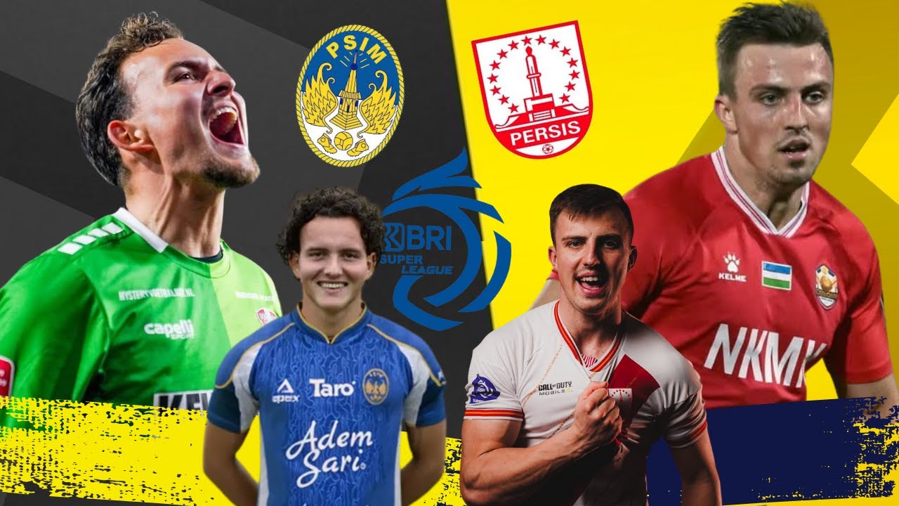 VAN DER AVERT CALON PEMAIN ASING BARU PSIM JOGJA | ROMAN PAPARYGA PEMAIN ASING BARU PERSIS SOLO