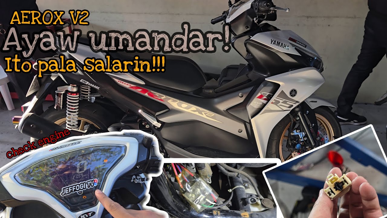 Aerox v2 ayaw magstart.Check engine lumabas sa motor natin. Ito pala salarin. Adpro lang katapat.