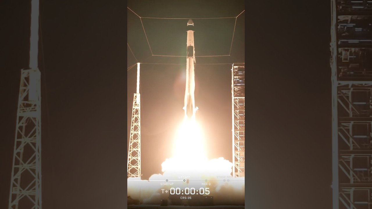LIFTOFF! SpaceX launches CRS-35 to the international space station from Florida