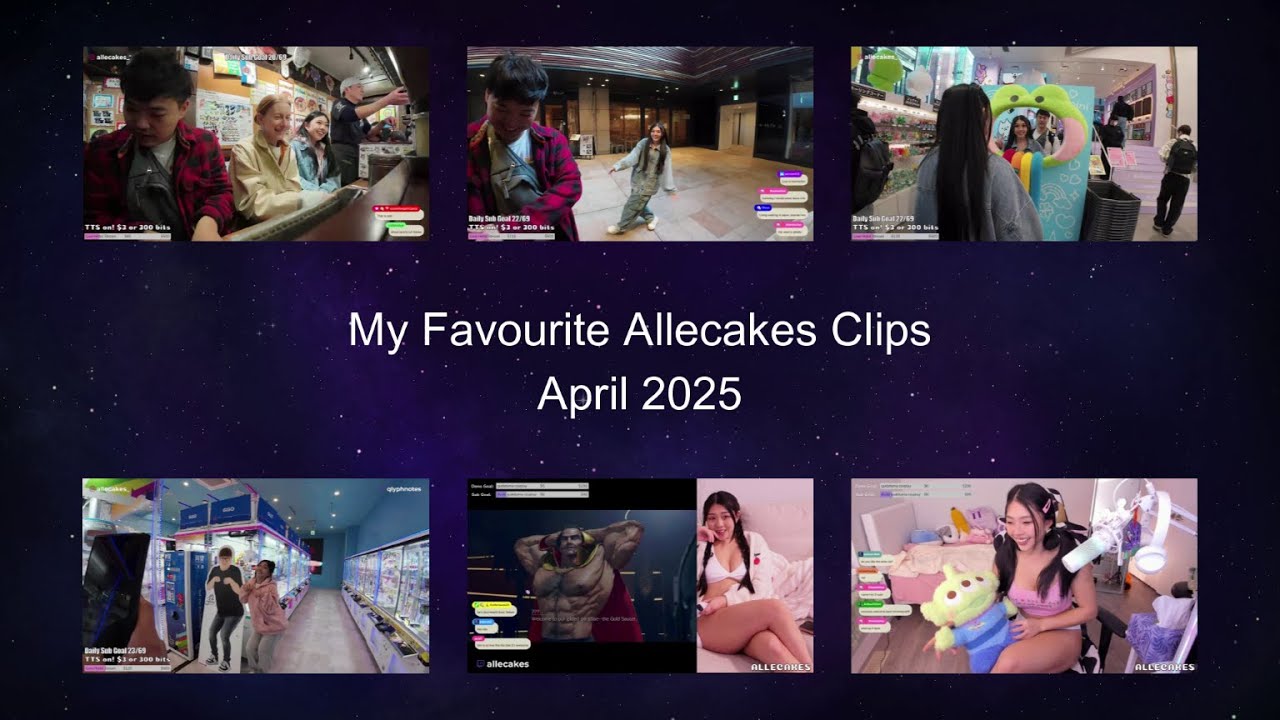 My Favourite Allecakes Clips of April 2025