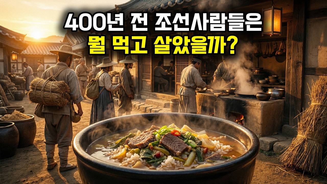 조선시대 먹거리의 모든 것 | 밥상부터 주막까지, 400년 전 사람들은 뭘 먹고 살았을까?