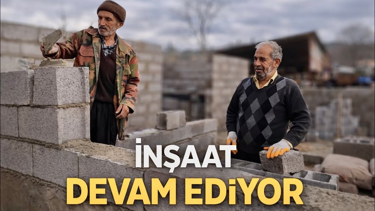 Köyde İnşaat Başladı! Taş Gibi Duvar Örüyoruz