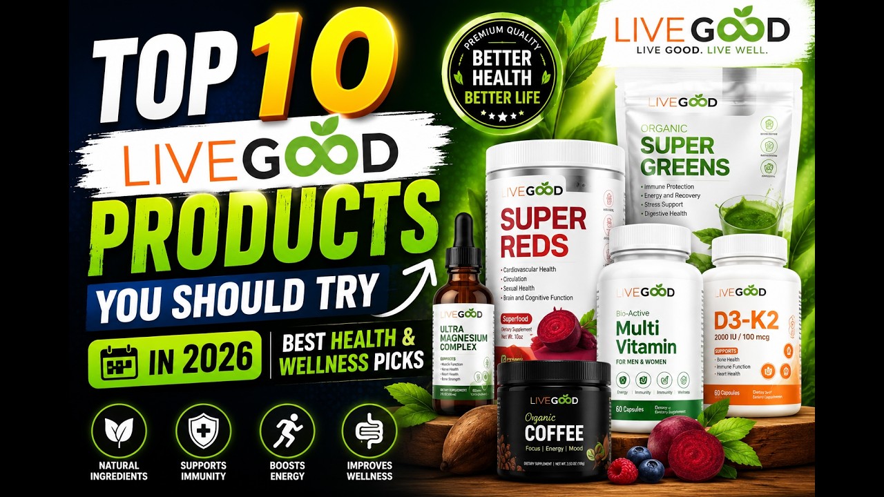 Top 10 LiveGood Products You Should Try in 2026 | Best Health & Wellness Picks