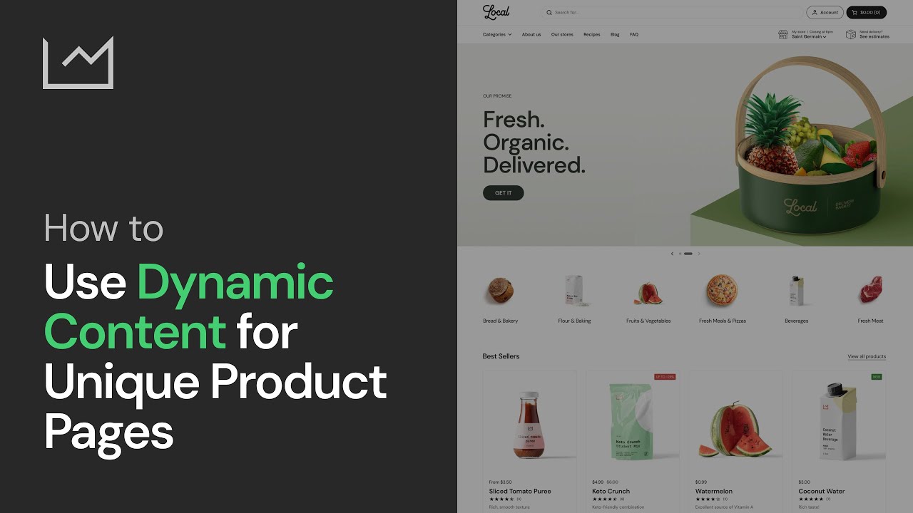 Using dynamic sources in your product and page templates