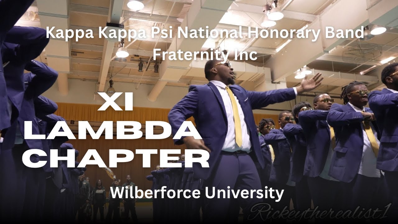 Wilberforce University Kappa Kappa Psi 2025 Probate | Xi Lambda Chapter 