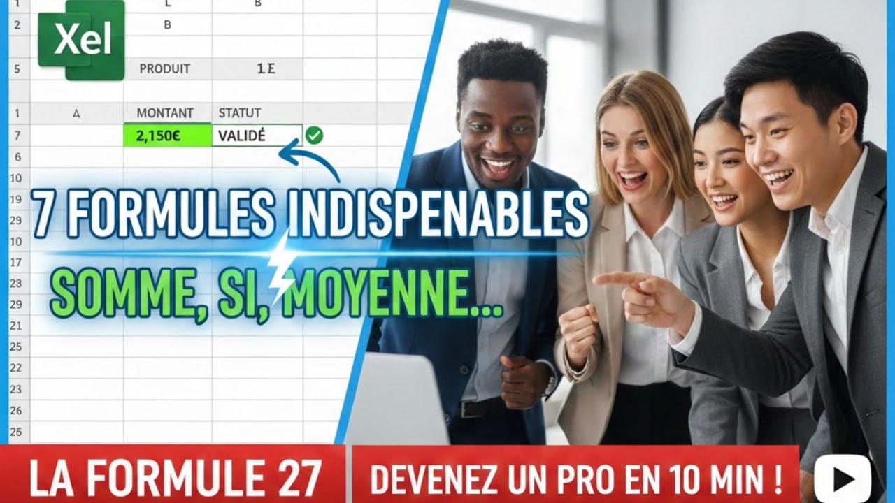 Arrêtez de perdre du temps ! Maîtrisez ces 7 fonctions Excel en 10 min