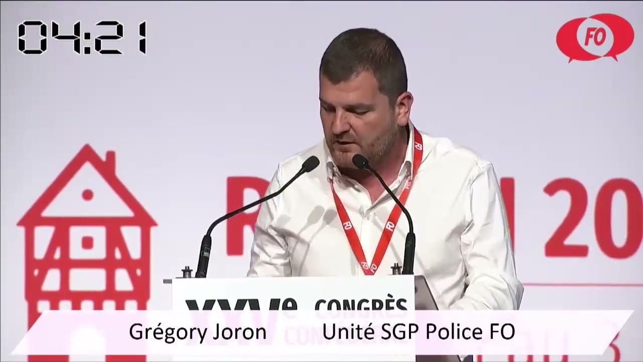 186 - Gr&eacute;gory Joron - Unit&eacute; SGP Police FO