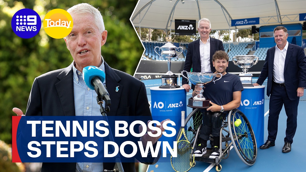 Tennis Australia CEO Craig Tiley headed for New York after 20 years | 9 News Australia