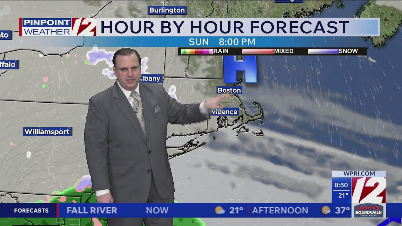 WPRI 12 Weather Forecast for 2/13/26:  Cool and dry today; nice weekend ahead