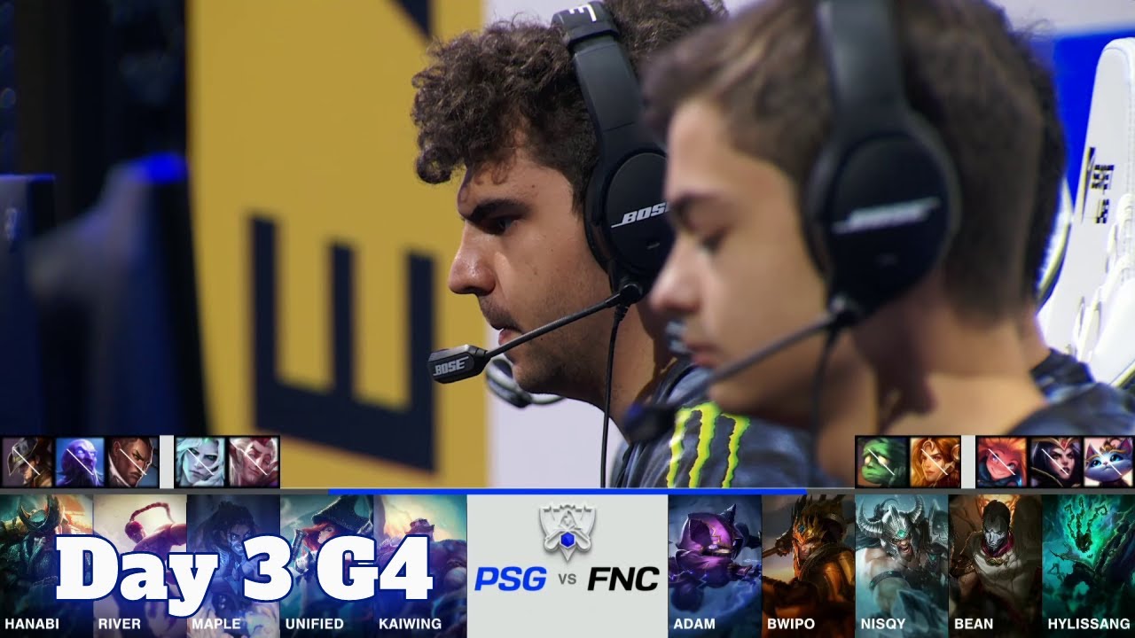 PSG vs FNC | Day 3 Group C S11 LoL Worlds 2021 | PSG Talon vs Fnatic - Groups full game