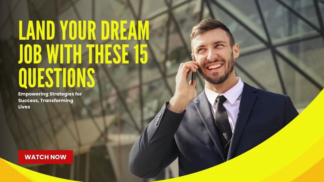 TOP 15 interview questions to land your dream job #interview #dreamjob