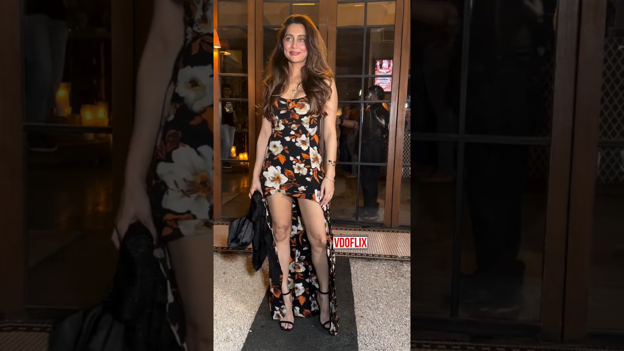 🌟 Anusha Dandekar turns heads with her stylish glam look 💫🖤