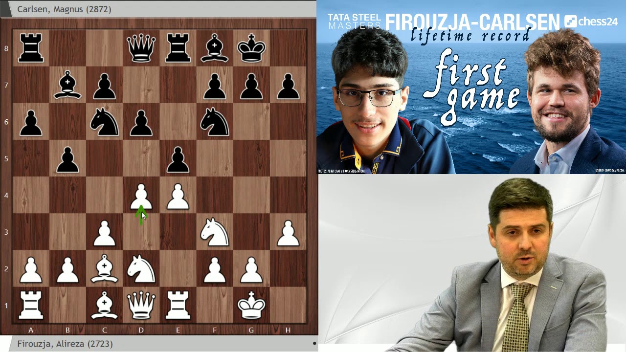 Peter Svidler analyses Firouzja - Carlsen, Wijk aan Zee 2020