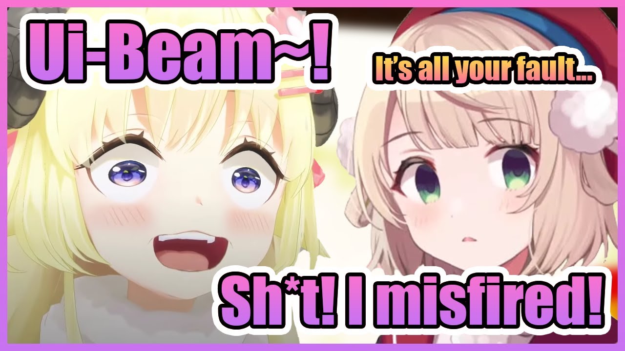 Watame Accidentally Misfired Ui-Beam on Stream and Immediately Regrets It...【Hololive】