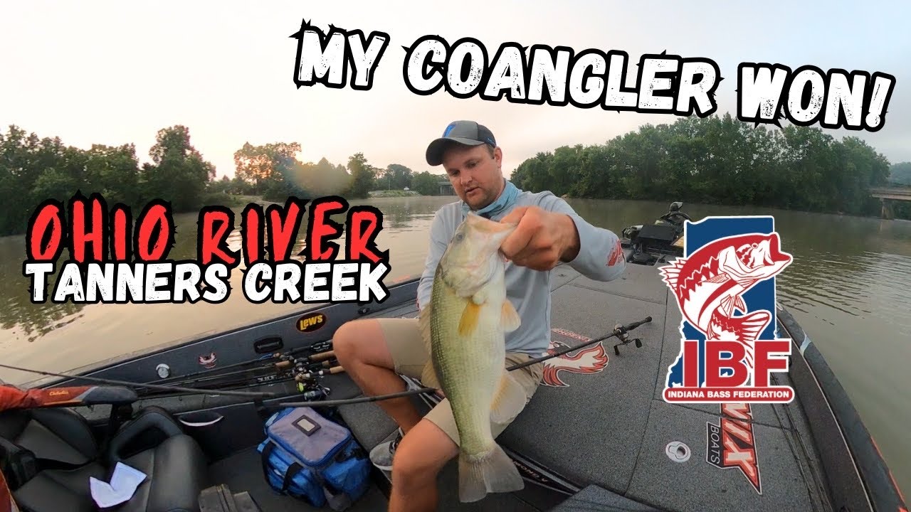 GAMEDAY! Coangler WON The Indiana Bass Federation at Tanners Creek On The Ohio River