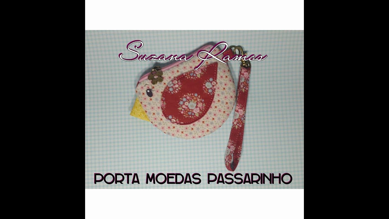 Porta Moeda Passarinho