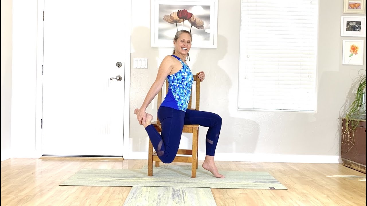 Quick Chair Yoga Stretch for Anyone at Anytime