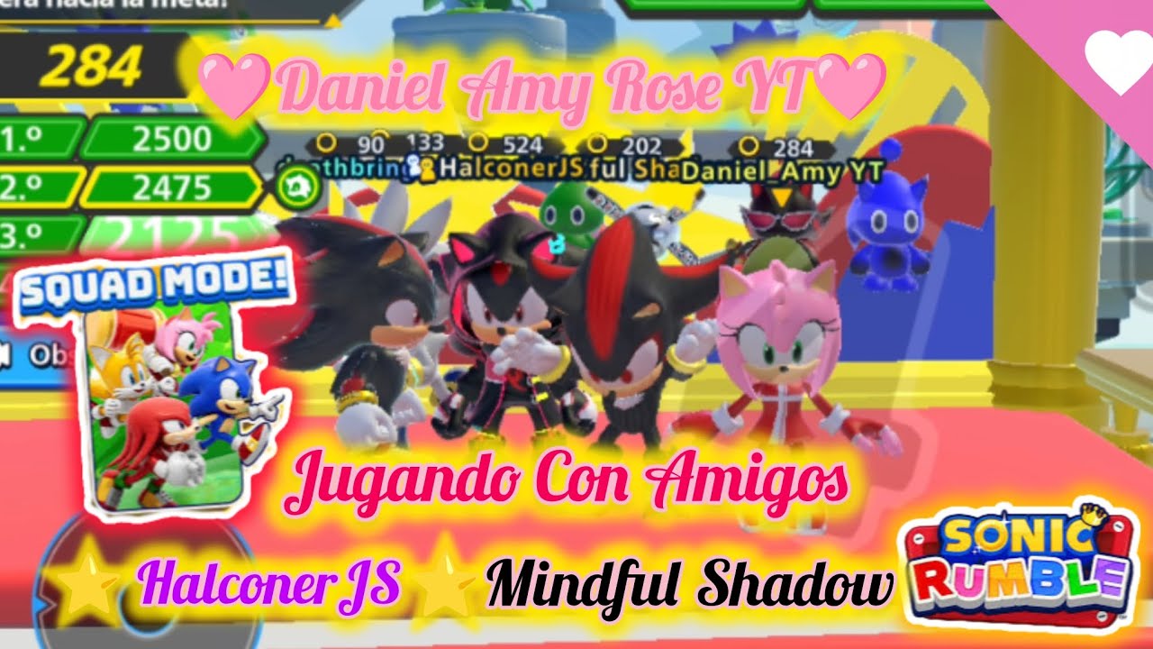 Sonic Rumble:Jugando Con Amigos Modo Escuadrón(HalconerJS)(Mindful Shadow)
