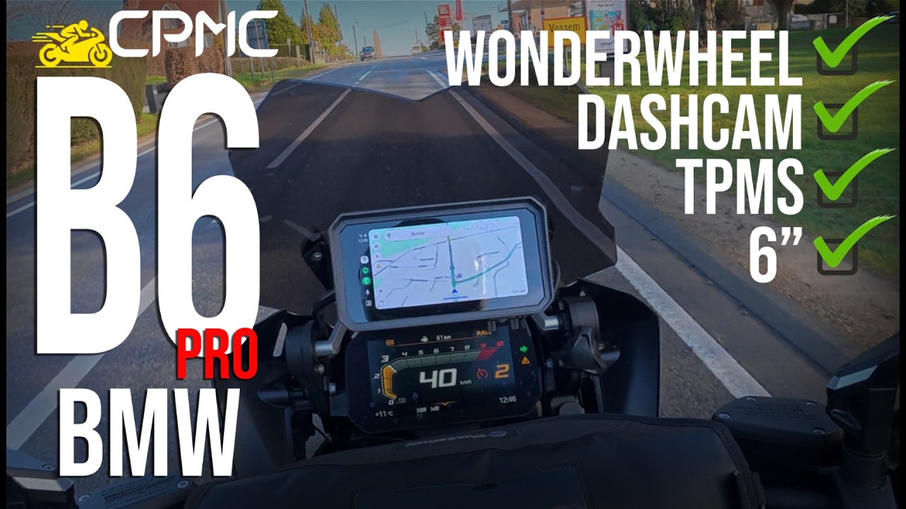 CPMC B6 Pro BMW: CarPlay + DashCam + TPMS (Review completa)
