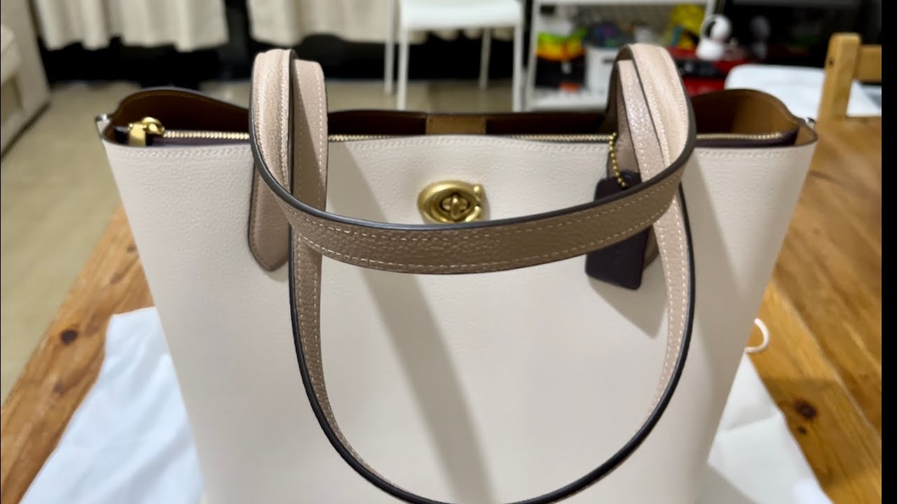 COACH WILLOW TOTE IN COLORBLOCK Bag Unboxing
