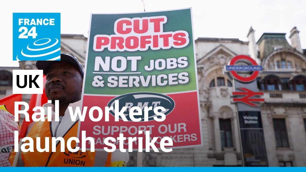 &lsquo;Mass disruption&rsquo; hits UK as rail workers launch biggest strike in decades &bull; FRANCE 24 English