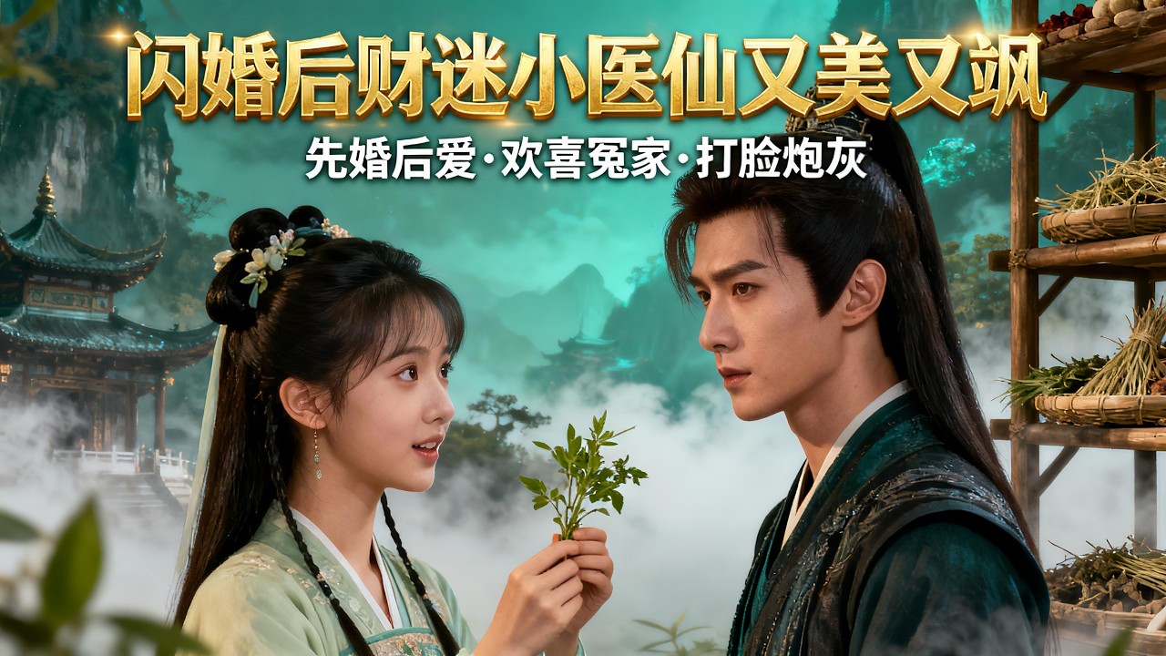 【新劇全集】李艾笑💕沈國洋｜✨天真小醫仙下山閃婚，卻誤嫁中毒王爺；❤️歡喜冤家日久生情，打臉冒牌炮灰；🌹奇幻解毒羈絆深情，終成彼此唯一｜《閃婚後財迷小醫仙又美又颯》全集  #短劇 #大陸短劇 #甜宠 
