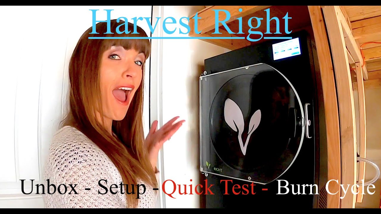 Harvest Right Freeze Dryer Medium | How to setup | Quick Test | Burn Cycle | Wandering Wassoms S2.E5