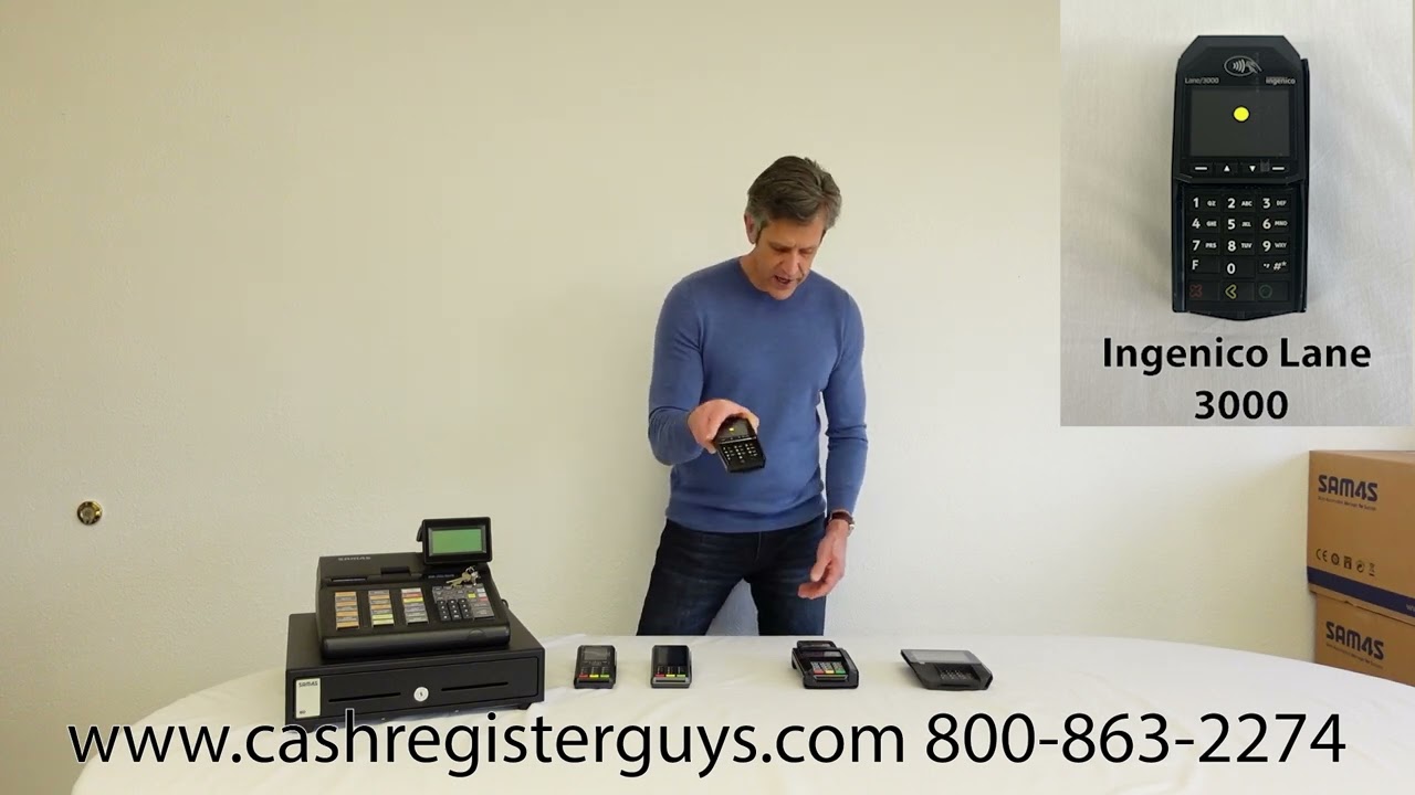 Complete your system by connecting a credit card terminal to your SAM4s SPS-345