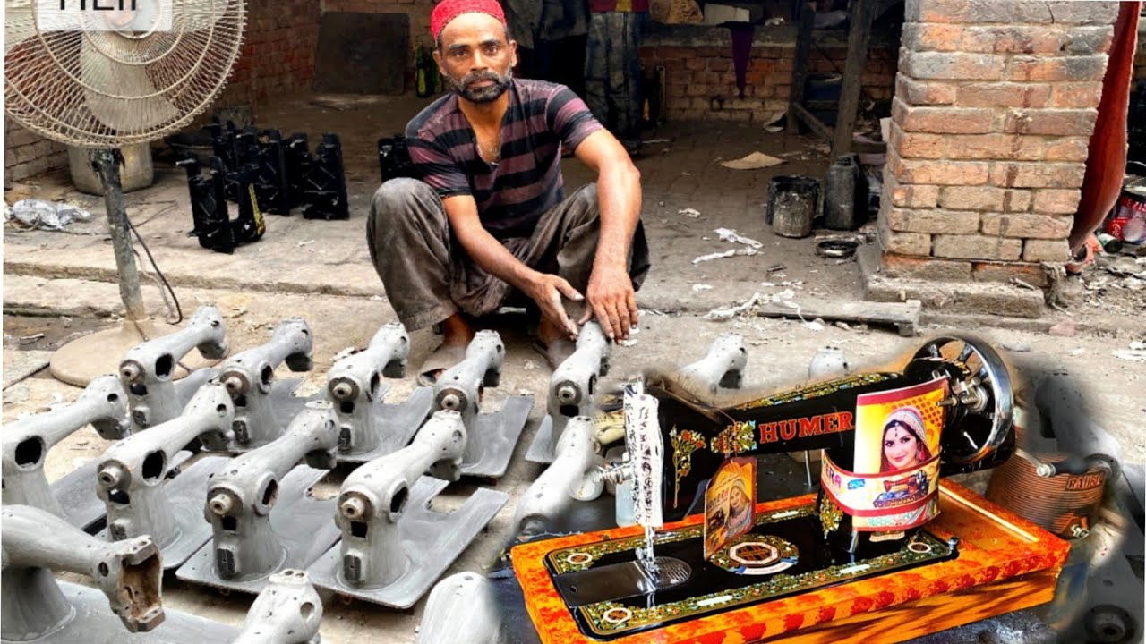 Factory Manufacturing Process of Powerful Sewing Machines | Amazing Metal Recycling Process