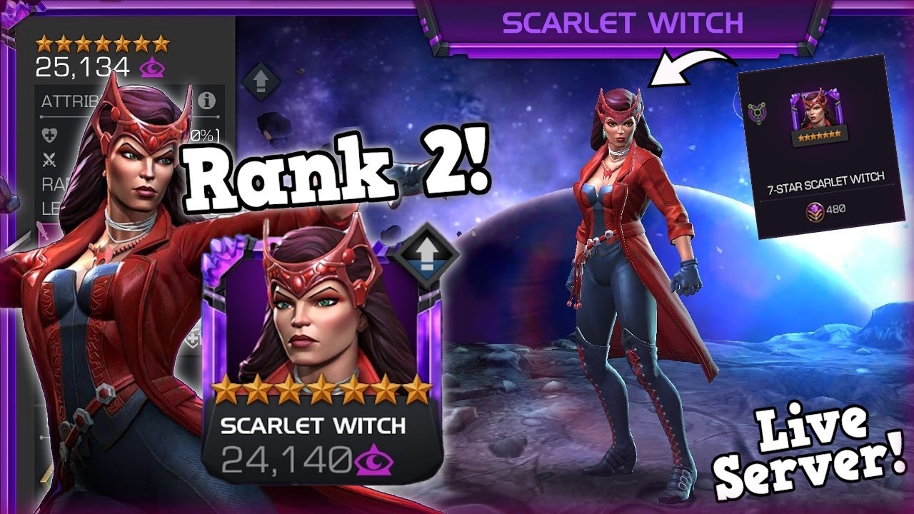 Sigil Witch is Here! Rank 2 7 Star Rank Up & Gameplay! | Marvel Contest of Champions