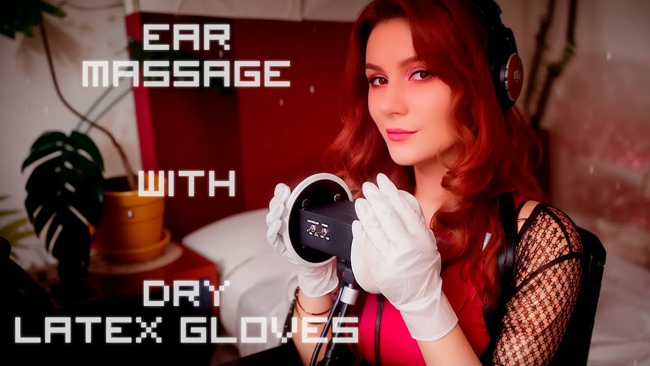 ASMR Intense Ear Touching in Latex Gloves 💎 No Talking