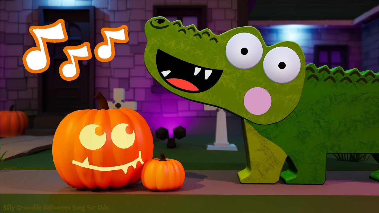 Песня на Хэллоуин от Silly Crocodile — Жуткие песни для детей