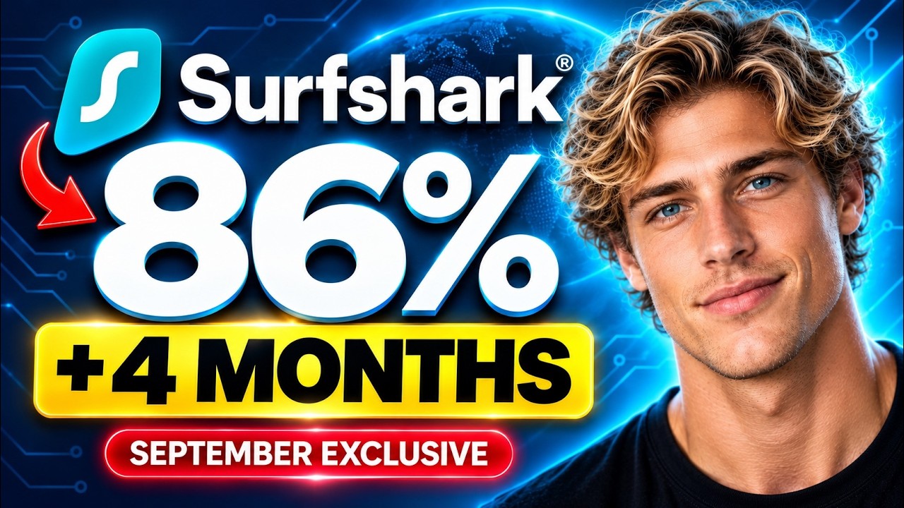 Surfshark Coupon Code &mdash; Get 86% OFF + 4 FREE Months Now!