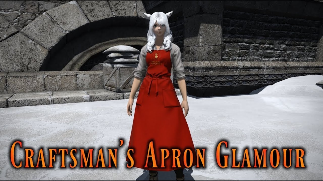FFXIV: Craftsman's' Apron Glamour