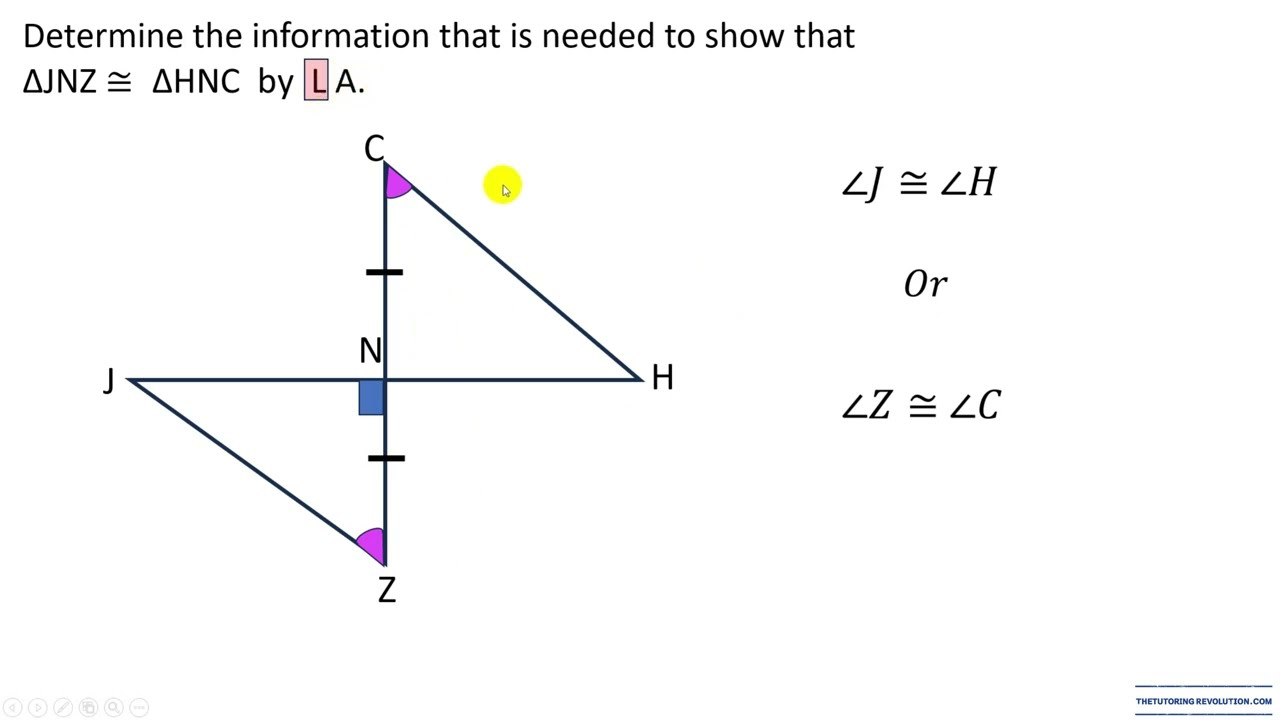 Congruent triangles part 3