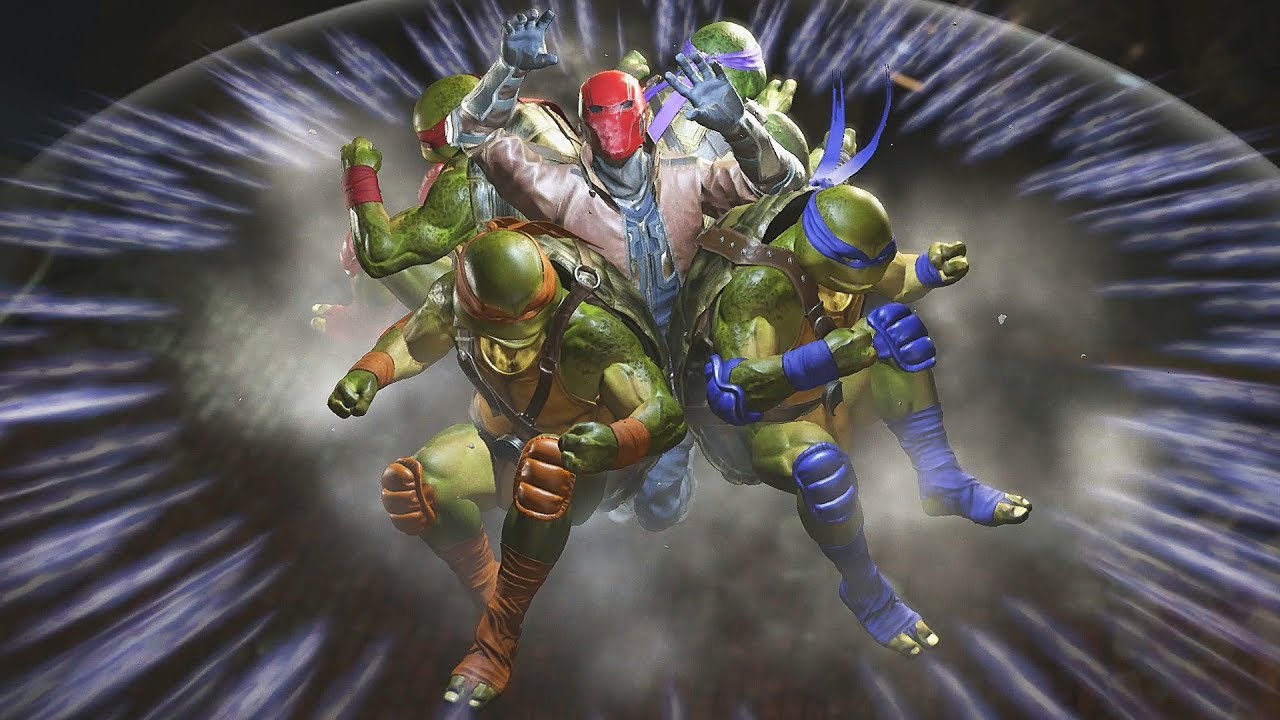 Injustice 2: TMNT Vs Red Hood | All Intro/Interaction Dialogues & Clash Quotes + Super Moves