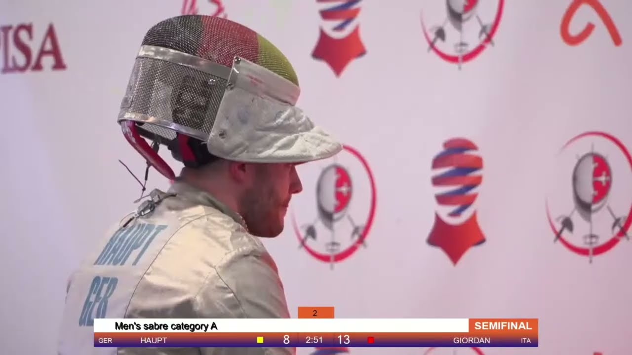 Pisa 2026 World Cup SEMI FINAL - M/S/A - HAUPT Julius | GIORDAN Edoardo - Wheelchair Fencing