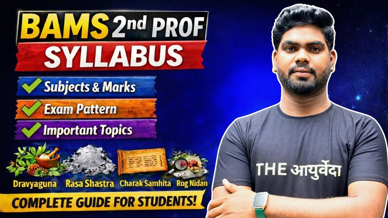 BAMS 2nd Prof Syllabus | Subjects, Marks, Exam Pattern & Important Topics | THE AYURVEDA
